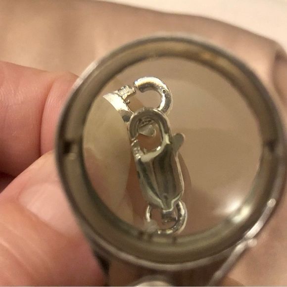 genuine Pearl necklace/bracelet set -925 - Picture 10 of 10